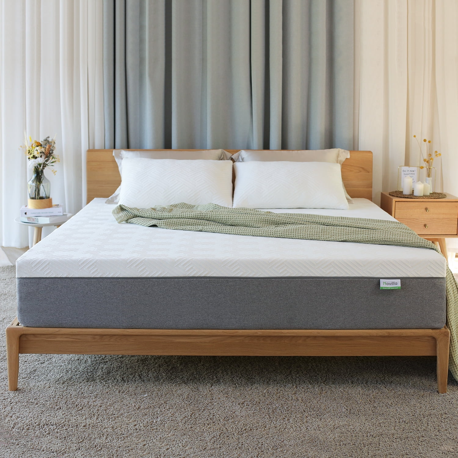 Novilla queen size mattress discount