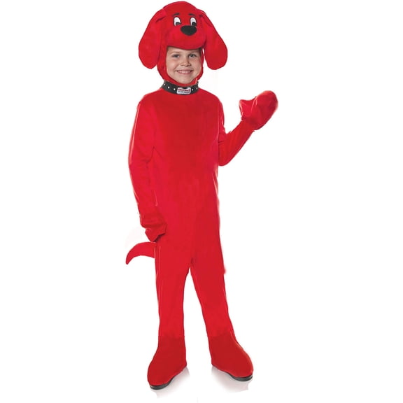 Underwraps Clifford The Big Red Dog Child Costume | Large Unisex