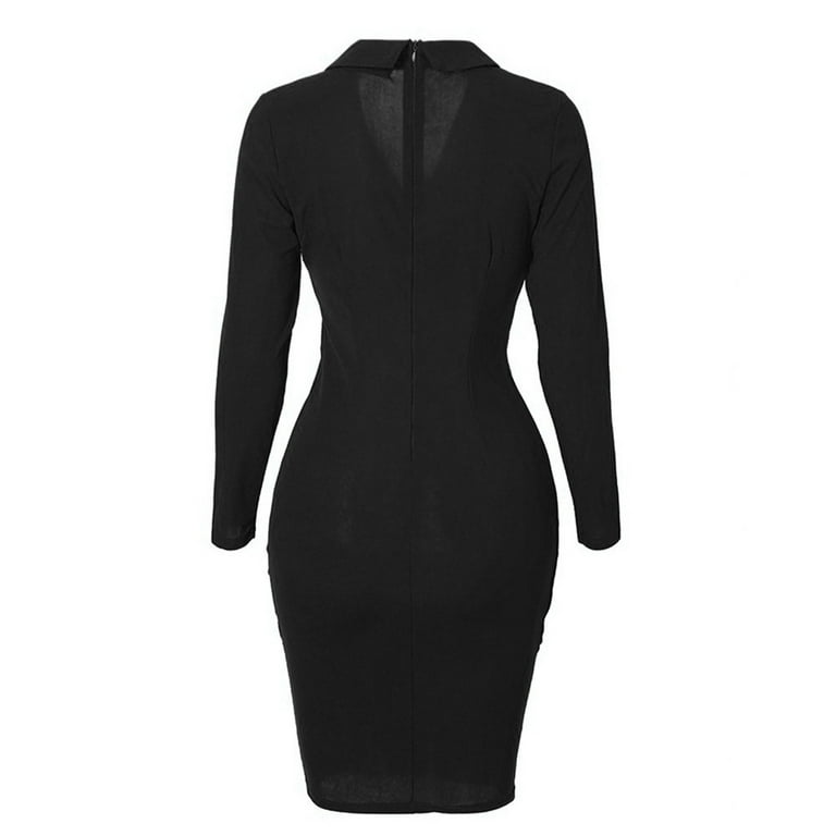knee length dresses for ladies Maggie Metallic Bandage Knit Dress – Retrofete main image 0