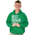 thumbnail image 3 of Best Father Ever Dad Fathers Day Hoodie Hooded Sweatshirt Men Brisco Brands S, 3 of 6