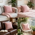 thumbnail image 5 of Dvumao Solid Color Velvet Pillow Cover, Sofa Cushion Cover for Living Room and Bedroom, Hidden Zipper, Machine Washable, 5 of 5