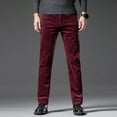 thumbnail image 2 of Riforla Men's Casual Corduroy Pants Elastic Waist Drawstring Loose Long Men's Casual Pants 32, 2 of 5