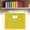 Yellow, variant on 1x Plastic Expandable File Folder Transparent Document Organizer A4, Clearance Yellow Clearance Sale!