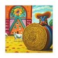 thumbnail image 1 of Hay Bales in Bloom - Canvas, 1 of 10
