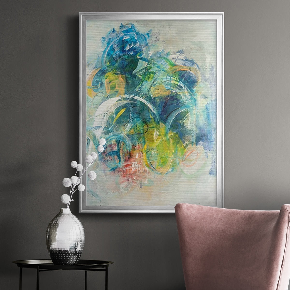 Silent Energy I Premium Framed Print, in Gold, Black, or Silver - Ready to Hang