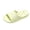 Green, variant on Willtoo Quick‑Drain Shower Slide Slippers, Soft Thick Cushioned Open Toe Slides, Non‑Slip Lightweight Indoor Bathroom Home Sandals for Women