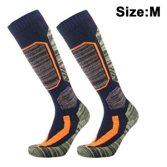 Chaussettes de Ski Unisexes Hauteur Genou Chaudes d'Hiver pour Ski Planche à Neige Randonnée