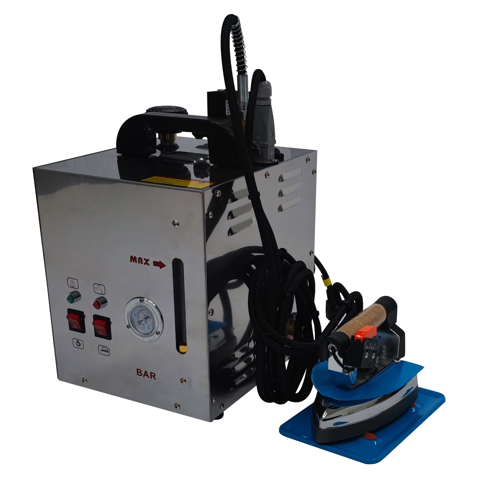 Steam Electric Iron Boiler Industrial Stainless Steel Body