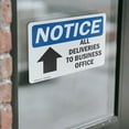 thumbnail image 4 of (2 Pack) All Deliveries To Business Office Sign, 4 of 7