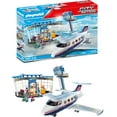 thumbnail image 1 of PLAYMOBIL City Action 71153 Airport with Airplane, Includes Toy Plane with Detachable Roof, Toys for Children Ages 4 and Up, 1 of 7
