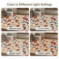 thumbnail image 7 of ODIKA 4'x6' Beige Multicolor Geometric Abstract Washable Area Rug Contemporary Mid Century Scattered Shapes Arches Circles Forms for Dorm Room, Small Living Stain Resistant Low Profile, Easy Care, 7 of 7