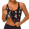 thumbnail image 3 of Fuzoiu Christmas Tree and Gold Socks Print Women's Sports Vest,U-Back Sports Tank,Gym Vests,Athletic Sleeveless Shirts,Exercise Undershirts,Yoga, Gym, and Dance Wear-X-Large, 3 of 8
