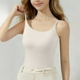 thumbnail image 6 of Jalioing Women's Camisoles with Built in Bra Sleeveless Spaghetti Strap Basic Undershirt Summer Casual Tank Tops, 6 of 7