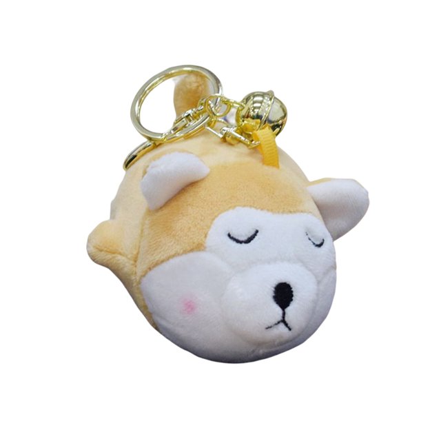 Advancent Llavero de 2 uds con de peluche, llavero de Animal de dibujos animados, colección suave, accesorios para monedero, decoración colgante Artesanía Shiba Inu Advancent HA073521-03