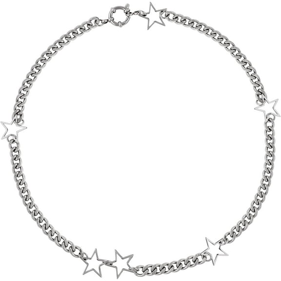 Soleilie Gothic Punk Star Necklace, Star Choker, Emo Punk Grunge Y2k Necklace, Y2k Jewelry, Christmas Jewelry Gift For Women