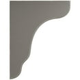 thumbnail image 3 of 1 3/4"W x 8 1/2"D x 11"H Plymouth Wood Vintage Decor Bracket, Reclaimed Grey, 3 of 6