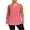 Watermelon Red, variant on 2026 New Women's Plus Size Workout Athletic Tank Tops Cross Backless Racerback Workout Running Sleevelss Shirts(Watermelon Red,XXL)