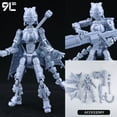 thumbnail image 1 of (Assembly Completed) T13 Action Figure Set,Dummy 13 Robot Action Figure, Lucky 13 Collectible Action Figure Articulated, 1 of 3