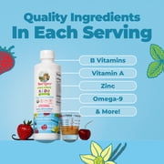 MaryRuth's Kids Multivitamin Liposomal, Immune Support, Overall Health, USDA Organic, Vegan, Sugar-Free, Ages 4+, 15.22 fl oz