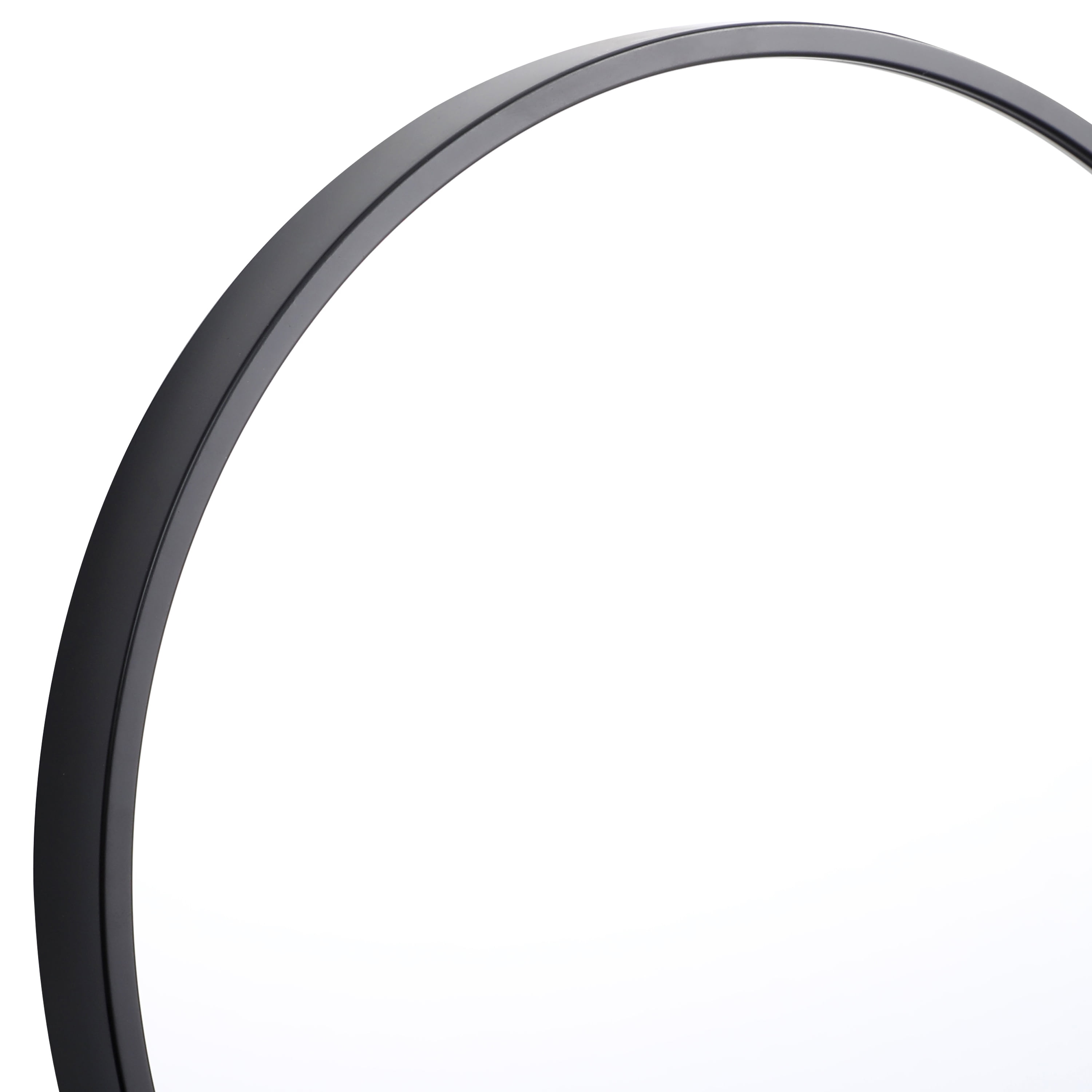 Mainstays x Black Round Small Decorative Wall Mirror for Bathroom or Living Room