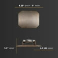 thumbnail image 6 of FINEX 8" Flat Press - Cast Iron Flat Press - For Bacon, Veggies, Sausages & More - Stronger Searing - Pre-Seasoned Cast Iron - Compatible with FINEX Skillets, Grill Pans & Griddle, 6 of 7