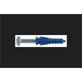 thumbnail image 4 of Hillman #8 - #10 - #12 Thread x 1-1/4 In. Blue Ribbed Plastic Anchor (25-Count), 4 of 4
