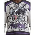 thumbnail image 4 of Marvel Venom Men's & Big Men's Graphic Hockey Jersey with Long Sleeves, Sizes XS-3XL, 4 of 5