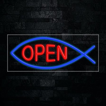 Open-LED Neon Sign 30"L x 12"H #30596