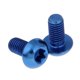 thumbnail image 3 of Tornillo de cabeza de bicicleta Baoblaze 6 Piezas M5 x 10 mm Azul, 3 of 8