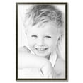 thumbnail image 2 of ArtToFrames 29" x 45" Black Panel With Silver Lip Picture Frame, 29x45 inch Multi Wood Poster Frame (WOM-5093), 2 of 7