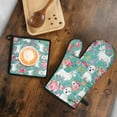 thumbnail image 5 of Schnauzer Dogs Kitchen Oven Mitt and Pot Holder Sets 2 Pcs for Baking, Cooking and Grilling, Heat Resistant Up To 392 °F, 5 of 7