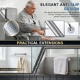 thumbnail image 6 of SupreGear 14 in Wall Mounted Grab Bars for Bathtubs and Showers, Anti Slip Stainless Steel Safety Handle, 6 of 8