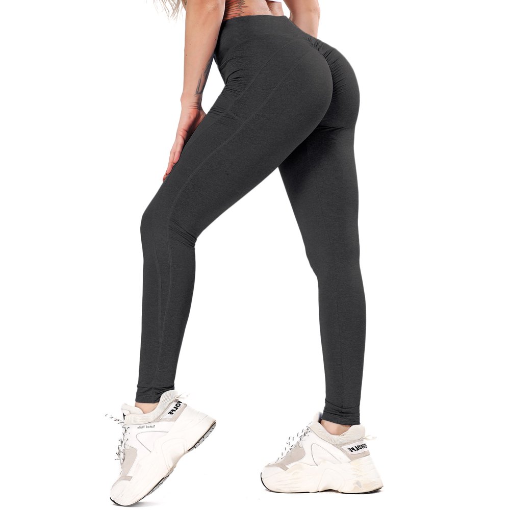 Fittoo Fittoo Women Sexy Ruched Booty Legging Butt Lift Yoga Pants Gym Trousers 5405