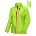 thumbnail image 3 of Little Donkey Andy Women's Lightweight Waterproof Cycling Running Stretch Jacket, Ultralight Windbreaker, Packable Yellow Size S, 3 of 8