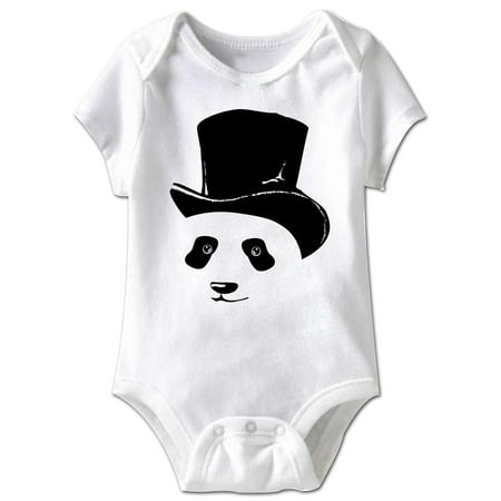

American Classics Panda Infant Baby Snapsuit Romper