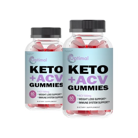 (2 Pack) Optimal Gummies - Optimal Keto + Apple Cider Vinegar Gummies