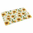 thumbnail image 2 of Yellow Sunflower Door Mat&nbsp;Indoor Outdoor Entrance, Non Slip Rug for Kitchen Bathroom Entryway Rug, Country Petals Floral Summer Spring Washable Doormat Floor Mat for Office Home Decor 24x36 Inch, 2 of 8