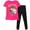 Pink / black, variant on Dreamworks Gabby's Dollhouse Pandy Paws Girls T-Shirt and Leggings Outfit Set Toddler to Big Kid