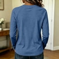 thumbnail image 5 of Basysin Women's Long Sleeve Shirts V Neck Fall Tops Soft Tshirts Basic Tee Winter Layer Clothing Business Casual Work Fall Outfits, 5 of 5