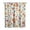 Romantic F, variant on Abstract Geometric 72x84 Shower Curtain Waterproof Fade-Resistant Bathroom Decor