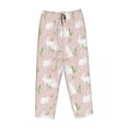 thumbnail image 4 of Goofa Cute Rabbit Printed Soft Pajama Pants for Women, Wide Leg Comfy Casual Lounge Yoga Pants-X-Large, 4 of 9