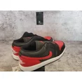 thumbnail image 2 of N I-K-E A i r-Jor-dan 1 Low Shoes Bred Twist Black Red White 553558-067 Men's 9.5 NEW, 2 of 6