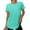 🔥 Mint Green, variant on Sentmoon Women Shirts Cooling UPF Clothing Women Solid Color Short Sleeve Crew Neck Breathable Regular Fit Women's T-Shirts for Gardening and Safari XL