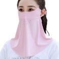 thumbnail image 1 of Face Guard with Elastic Strap Ultra-Wide Coverage Double-Layer Structure UPF 50+ UV Protection Cycling Face Protector, 1 of 8