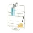 thumbnail image 3 of iDesign Wide Hanging 2-Tier Shower Caddy with Hooks - Storage for Shampoo, Conditioner, Body Wash, Razors, and Bar Soap, 3 of 4