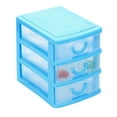 thumbnail image 4 of Aqestyerly Mini Plastic Desktop Drawer Case Small Object Storage Box for Office Stationery Home Supplies Organization, 4 of 4