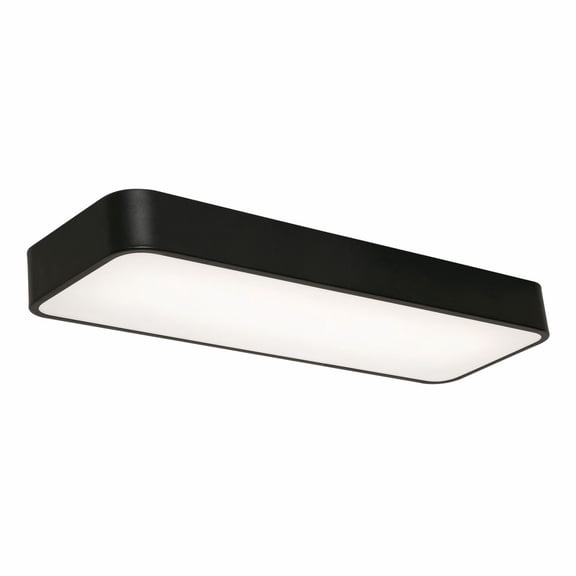 BAYL2408LAJUDBK AFX Bailey - 25W 1 LED Adjustable CCT Linear Flush Mount In Modern Style-2.5 Inches Tall and 8 Inches Wide-Black Finish