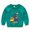 Green, variant on Toddler Girls Casual Tops Crew Neck T Shirts Cute Long Sleeve Pullover Top for Kids with Santa Print Tops Tees Size 100 ,Blue