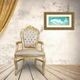 thumbnail image 3 of Babbitt, Gwendolyn 18x10 Gold Ornate Wood Framed with Double Matting Museum Art Print Titled - Caribbean Whale II, 3 of 4
