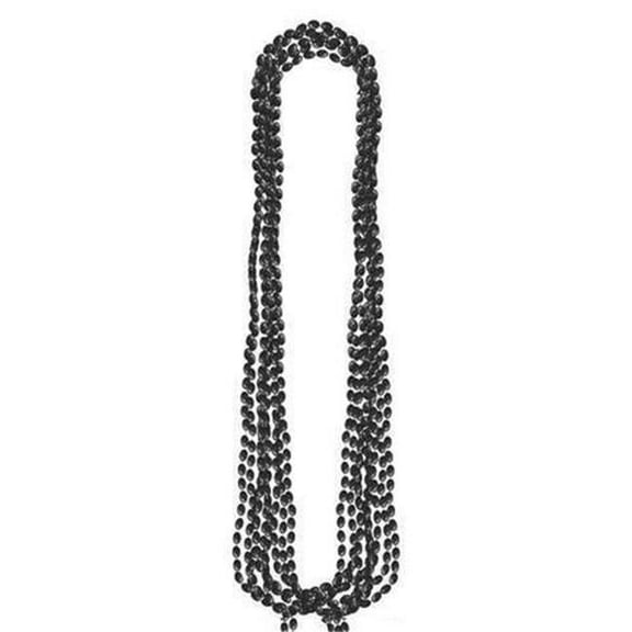 Black Metallic Bead Necklaces